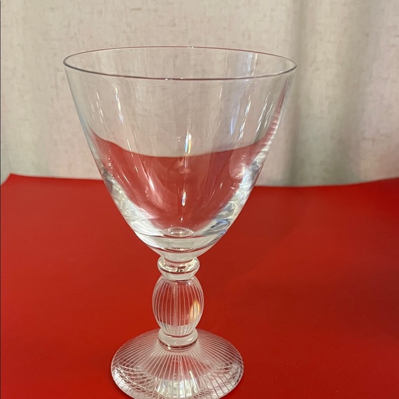 MIKASA WINES GLASS GINSENG PATTERN # SW219 6”H 3.5”D